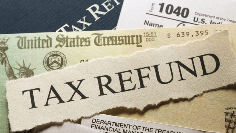 Tax Refund Stock Photo